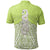 Polynesian Pride Apparel Maori Moko Tattoo, Manaia Pounamu Polo Shirt Lime - Polynesian Pride