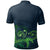 Polynesian Pride Apparel New Zealand Silver Fern Polo Shirt, Koru Fern Golf Shirt, Green - Polynesian Pride