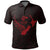 Polynesian Pride Apparel New Zealand Heart Polo Shirt Map Kiwi mix Silver Fern Red - Polynesian Pride