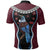 Polynesian Pride Apparel New Zealand Tui Bird Polo Shirt, Pohutukawa Burgundy - Polynesian Pride