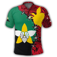 Polynesian Pride Apparel Enga Polo Shirt PNG Suture Style Unisex Red - Polynesian Pride