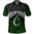 Polynesian Pride Apparel New Zealand Maori Polo Shirt, Poutama Hei Matau Paua Shell Golf Shirt Unisex Green - Polynesian Pride