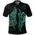 Polynesian Pride Apparel New Zealand Silver Fern Couple Polo Shirt Paua Shell - Polynesian Pride