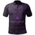 Polynesian Pride Apparel New Zealand Rugby Polo Shirt Maori Haka Silver Fern (Purple) Unisex Purple - Polynesian Pride