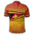 Polynesian Pride Apparel Polo Shirt Personalize Papua New Guinea Polo Shirt Flag Tapa Pattern Stronic Style - Polynesian Pride