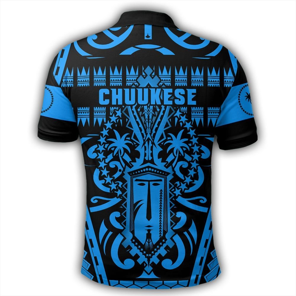 Polynesian Pride Apparel Chuuk Polo Shirt Chuukese Mask Polo Shirt - Polynesian Pride
