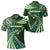 Polynesian Pride Apparel Maori New Zealand Polo Shirt Silver Fern Sport Style Green - Polynesian Pride