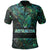 Polynesian Pride Apparel New Zealand Rugby Polo Shirt Paua Shell Maori Haka Silver Fern Unisex Black - Polynesian Pride