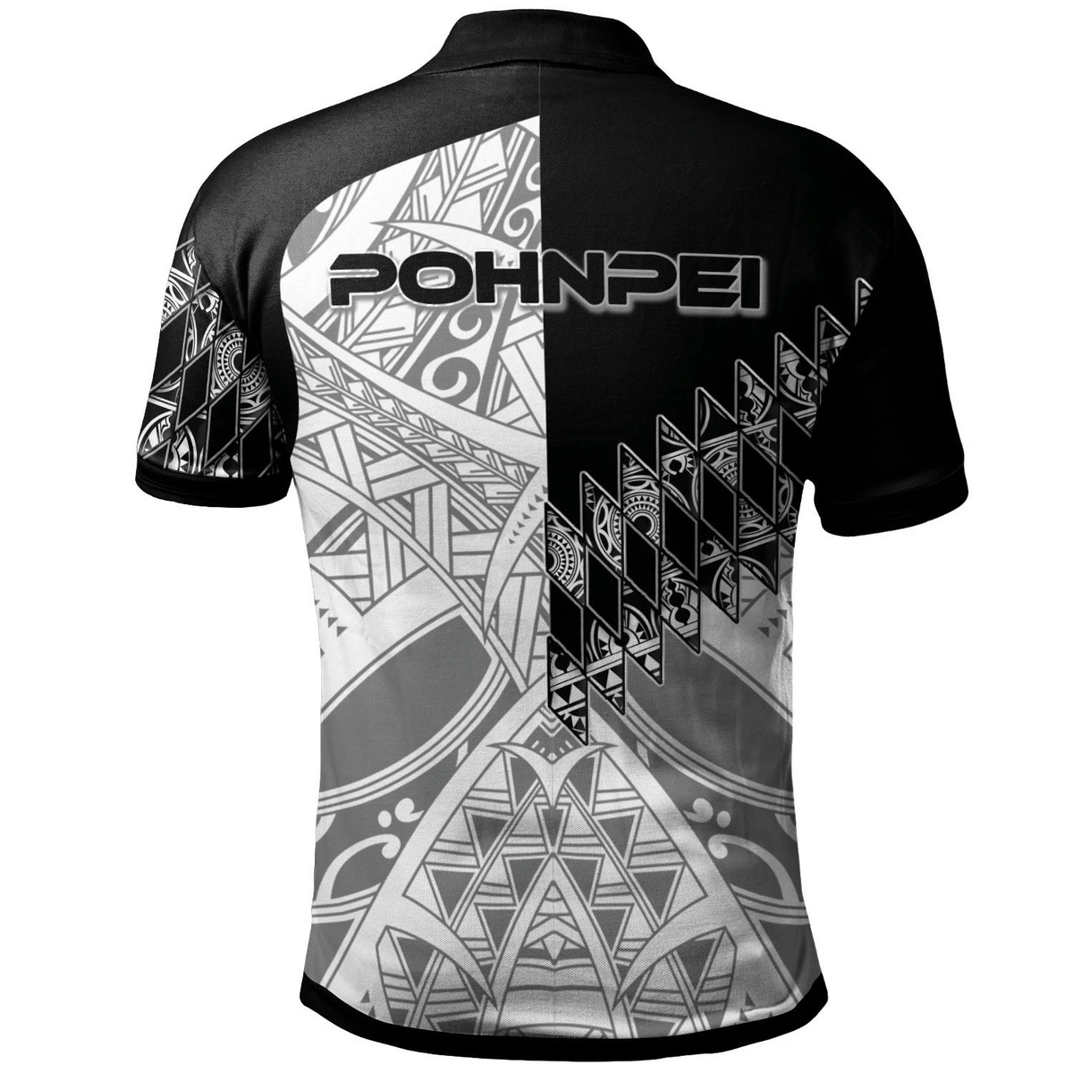 Polynesian Pride Apparel Pohnpei Polo Shirt Symmetry Style - Polynesian Pride