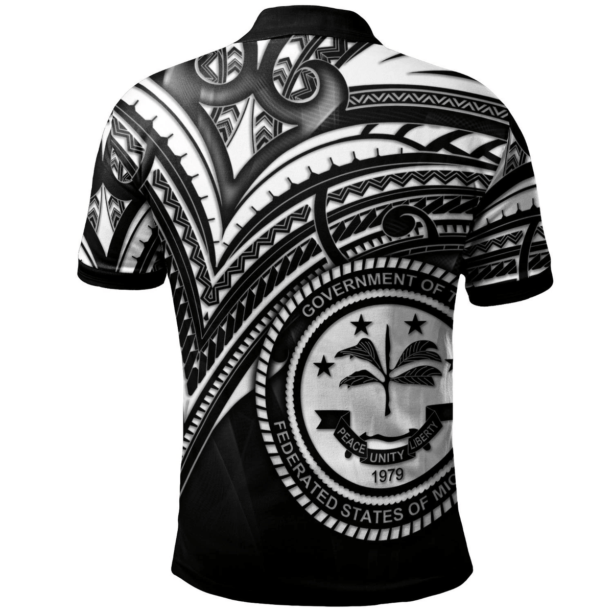 Polynesian Pride Apparel Federated States of Micronesia Polo Shirt Cross Style - Polynesian Pride