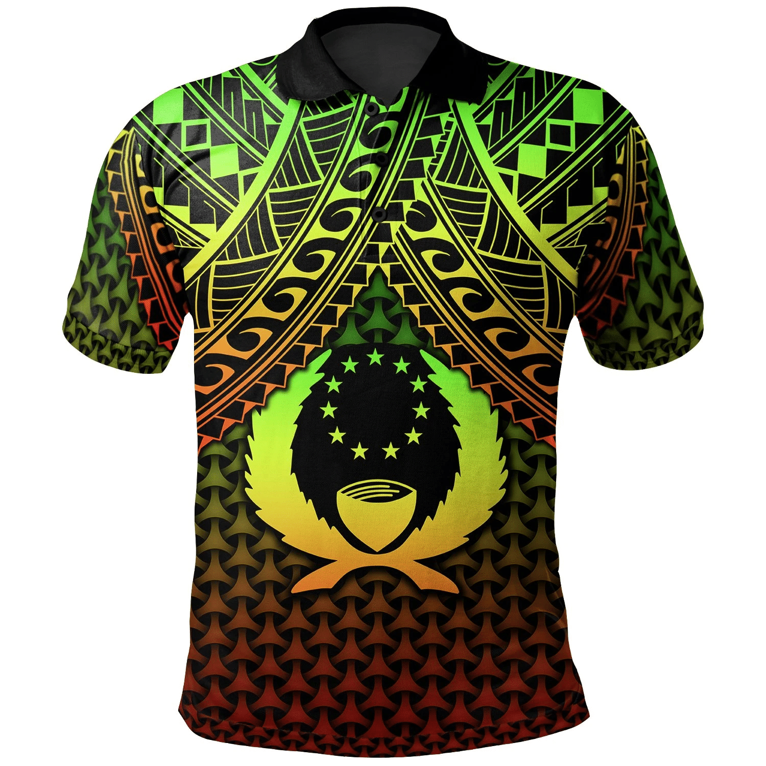 Polynesian Pride Apparel Polynesian Pohnpei Custom Polo Shirt Reggae Vintage Polynesian Patterns Unisex Reggae - Polynesian Pride