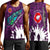 Polynesian Pride Clothing - New Zealand Anzac Walking In The Sun Purple Men Tank Top Black - Polynesian Pride