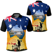 Polynesian Pride Clothing Todays Peace Is Yesterdays Sacrifice Polo Shirt Black - Polynesian Pride