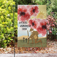 Polynesian Pride Flag - Anzac We Will Remember Them Flag - Polynesian Pride