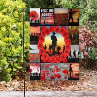 Polynesian Pride Flag - Anzac Day Lest We Forget Banner Flag - Polynesian Pride