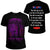 Polynesian Pride Clothing Anzac Day Remember Australia & New Zealand Purple T shirt Black - Polynesian Pride