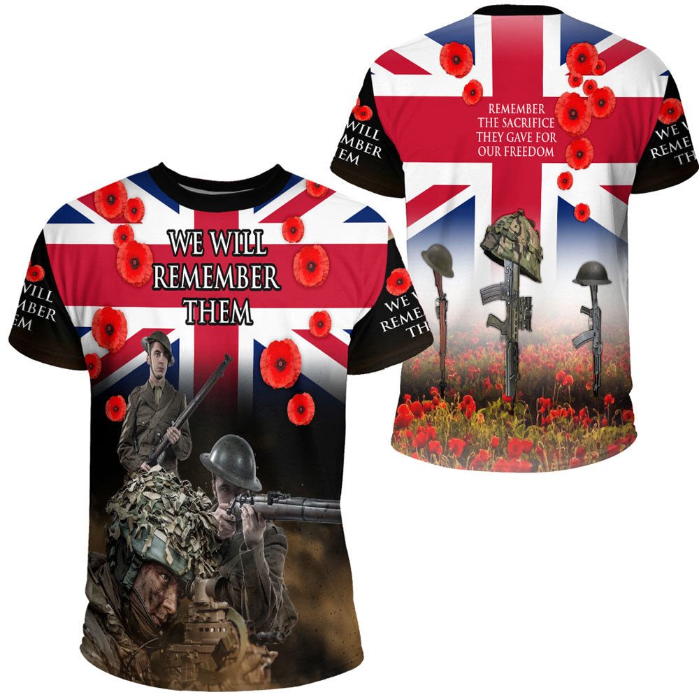 Polynesian Pride Clothing Remember The Sacrifice They Gave For Out Freedom T shirt Black - Polynesian Pride