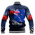 Polynesian Pride Clothing - (Custom) New Zealand Anzac Day Poppy Baseball Jacket - Polynesian Pride