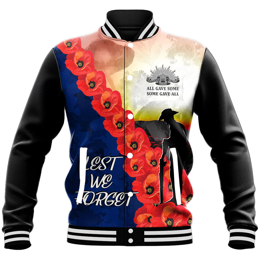 Polynesian Pride Clothing - Anzac Day All Gave Some Baseball Jacket - Polynesian Pride