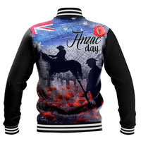 Polynesian Pride Clothing - Anzac Day Lest We Forget Vintage Poppies Baseball Jacket - Polynesian Pride