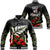 Polynesian Pride Clothing - New Zealand Anzac Lest We Forget Poppy Camo Baseball Jacket Unisex Black - Polynesian Pride