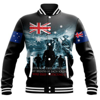 Polynesian Pride Clothing - Australia Anzac Day Soldier Remembrance Baseball Jacket - Polynesian Pride