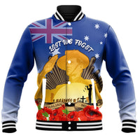 Polynesian Pride Clothing - (Custom) Australia Anzac Day Soldier Salute Baseball Jacket - Polynesian Pride