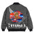 Polynesian Pride Clothing - New Zealand Anzac Red Poopy Bomber Jacket - Polynesian Pride