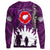 Polynesian Pride Clothing - (Custom) New Zealand Anzac Walking In The Sun Purple.Sweatshirt - Polynesian Pride