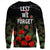 Polynesian Pride Clothing - New Zealand Anzac Lest We Forget Poppy Camo.Sweatshirt - Polynesian Pride