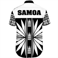 Polynesian Pride Short Sleeve Shirt - Samoa Black Saturday Short Sleeve Shirt LT10 - Polynesian Pride
