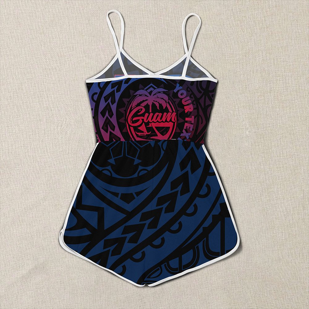 Polynesian Pride Clothing - Guam Rising Style Womens Romper LT10 - Polynesian Pride
