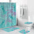 Polynesian Home Set - Polynesian Pineapple Pattern Bathroom Set LT10 Green - Polynesian Pride