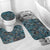 Polynesian Home Set - Blue Polynesian Tribal Abstract Bathroom Set LT10 - Polynesian Pride