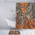 Polynesian Home Set - Sunset Orange Print Bathroom Set LT10 - Polynesian Pride