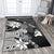 Polynesian Pride Home Set - Kanaka Black Kakau Hawaiian Area Rug LT10 - Polynesian Pride