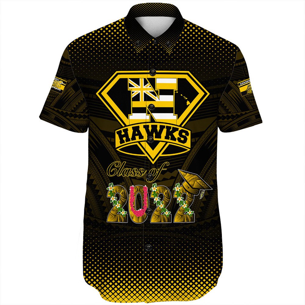 Polynesian Pride Shirt - Personalized Hawaii Class Of Nanakuli Golden Hawks Short Sleeve Shirt LT10 Unisex Black - Polynesian Pride