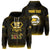 Polynesian Pride Hoodie Personalized Hawaii Class of Nanakuli Golden Hawks Zip Hoodie LT10 Black - Polynesian Pride