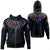 Polynesian Pride Hoodie American Samoa Forever Zip Hoodie LT10 Black - Polynesian Pride