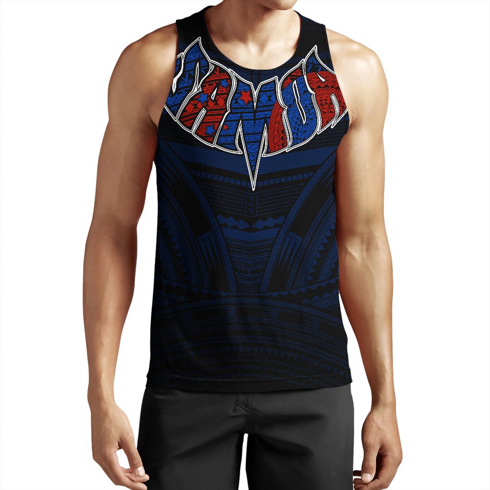 Polynesian Pride Tank Top - American Samoa Forever Tank Top LT10 Black - Polynesian Pride