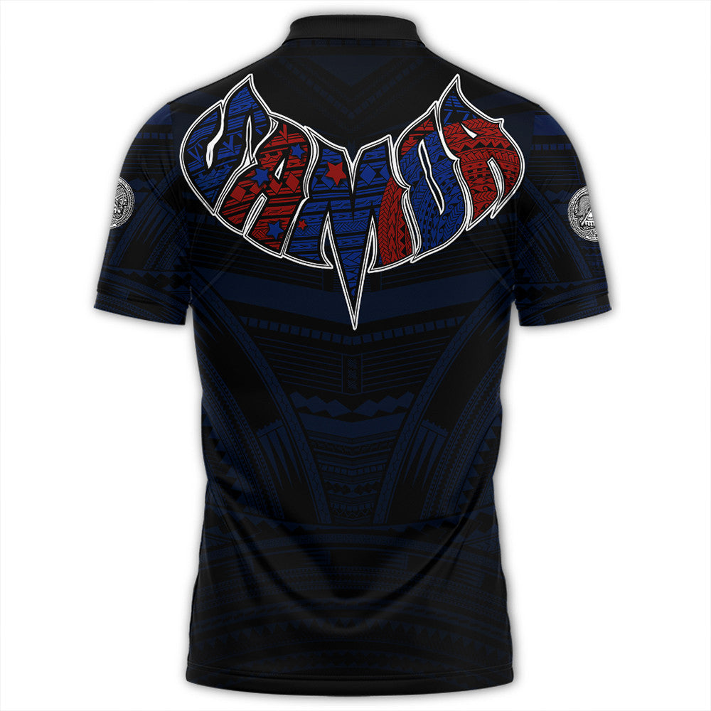 Polynesian Pride Apparel American Samoa Forever Polo Shirt LT10 - Polynesian Pride