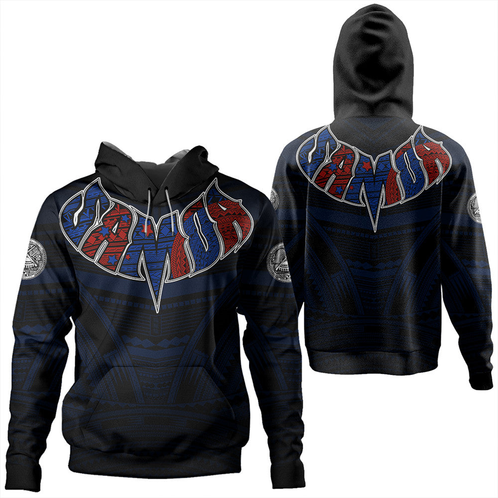 Polynesian Pride Hoodie American Samoa Forever Hoodie LT10 Black - Polynesian Pride