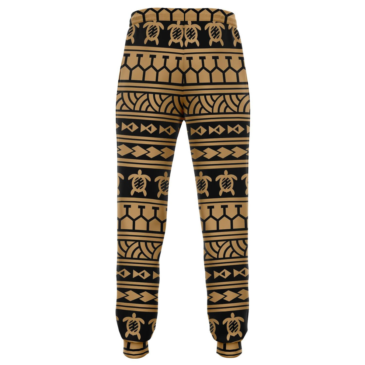 Polynesian Tattoo Tribal Gold Joggers - Polynesian Pride