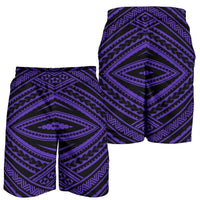 Polynesian Tatau Violet Men's Short Men's Shorts Violet - Polynesian Pride