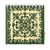 Hawaiian Shower Curtain Royal Pattern - Emerald Green - Polynesian Pride