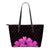 Hawaii Hibiscus Small Leather Tote Pink - Rich Style Pink - Polynesian Pride