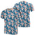 Hawaii Tropical Hibiscus Blue T Shirt Unisex White - Polynesian Pride