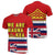 Hawaii T Shirt Flag Mauna Kea Unisex Red - Polynesian Pride