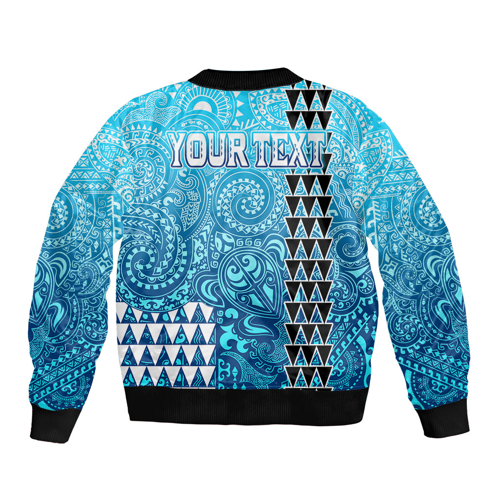 (Custom Personalised) Hawaii Tribal Kakau Bomber Jacket LT9 - Polynesian Pride