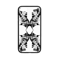 Polynesian 19 Rubber Phone Case One Size iPhone 8 (4.7") Black - White - Polynesian Pride